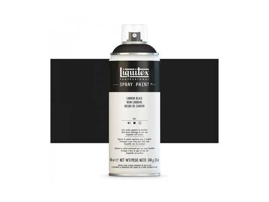 Liquitex - Pro Acrylic Spray Paint 400Ml Carbon Blck Uv 3