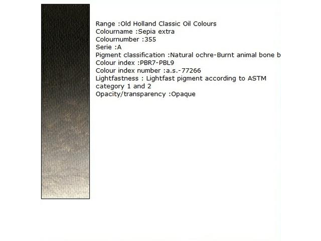 Holland - Oil Sepia Extra 40Ml