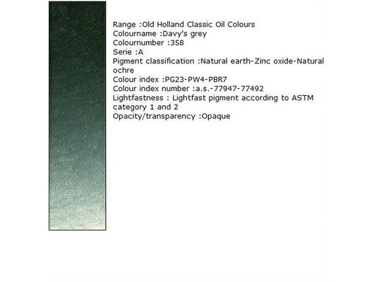 Holland - Oil Davy'S Grey 40Ml