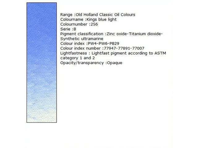 Holland - Oil King'S Blue Light 40Ml