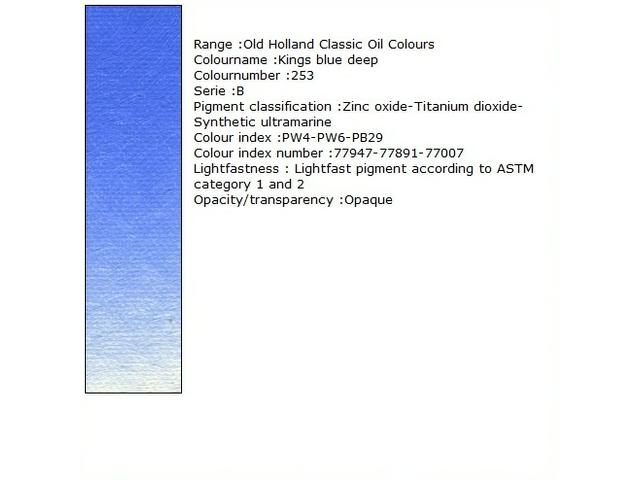 Holland - Oil King'S Blue Deep 40Ml