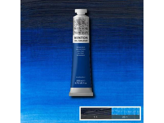Winton - Winton Oil Colour 200Ml Phthalo Blue Uv 1