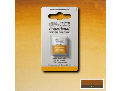 Winsor & Newton - Professional Watercolour H/Pan Yellow Ochre Uv 3