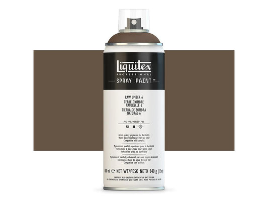 Liquitex - Pro Acrylic Spray Paint 400Ml Raw Umbr 6 Uv 3