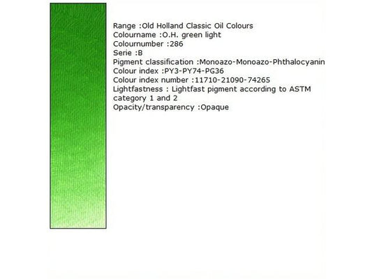 Holland - Oil Old Holland Green Light 40Ml