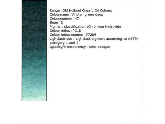 Holland - Oil Viridian Green Deep 40Ml