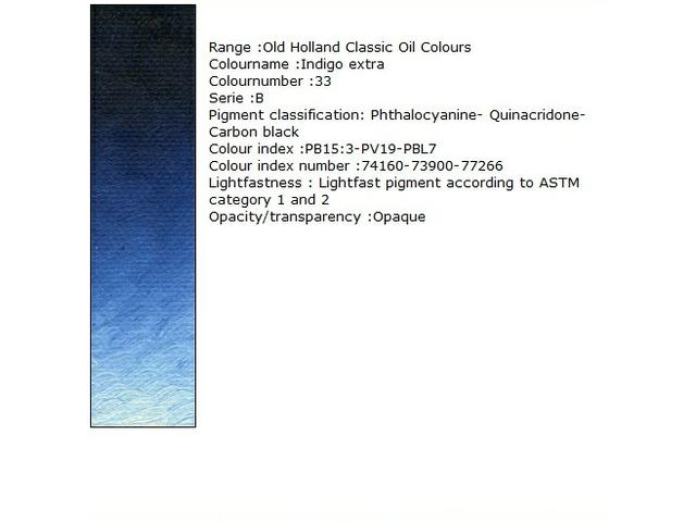 Holland - Oil Indigo Extra 40Ml