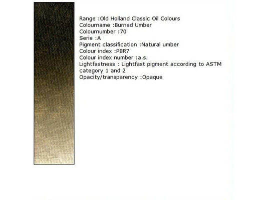 Holland - Oil Burnt Umber 40Ml