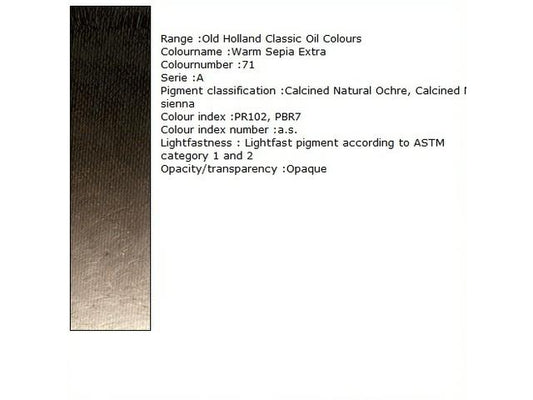 Holland - Oil Warm Sepia Extra 40Ml