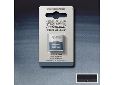 Winsor & Newton - Professional Watercolour H/Pan Paynes Gray Uv 3