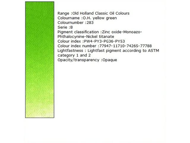 Holland - Oil Old Holland Yellow-Green 40Ml