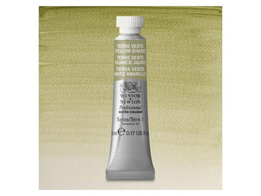 Winsor & Newton - Professional Watercolour 5Ml Terre Verte Ys04 Uv 3