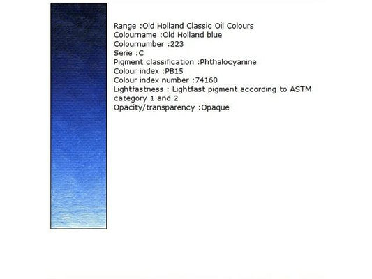 Holland - Oil Old Holland Blue 40Ml