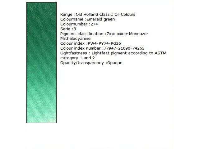 Holland - Oil Emerald Green 40Ml