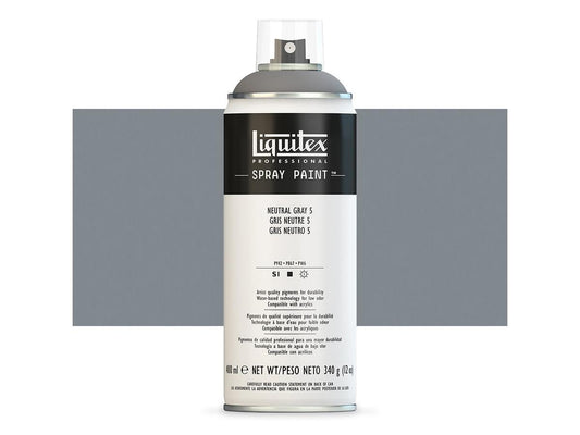 Liquitex - Pro Acrylic Spray Paint 400Ml Neut Grey 5 Uv 3