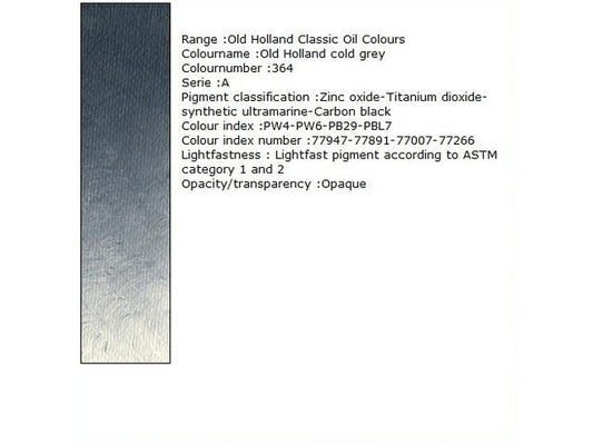 Holland - Oil Old Holland Cold Grey 40Ml