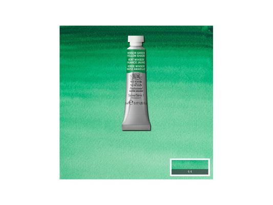 Winsor & Newton - Professional Watercolour 5Ml Winsor Green Yl Uv 3