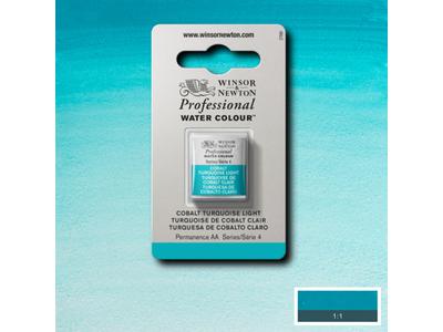 Winsor & Newton - Professional Watercolour H/Pan Cob Turquoi Lt Row Uv 3