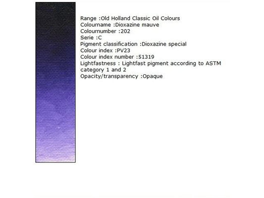 Holland - Oil Dioxazine Mauve 40Ml