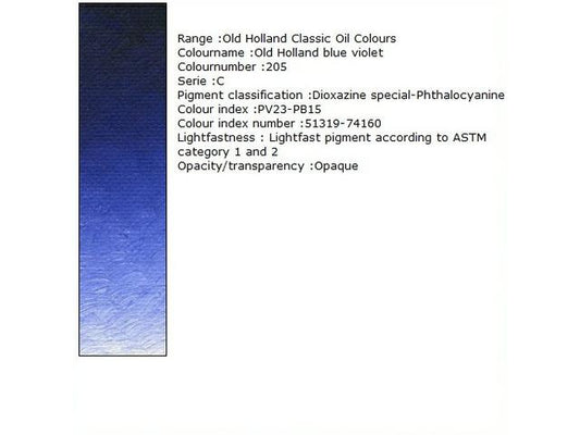 Holland - Oil Old Holland Blue Violet 40Ml