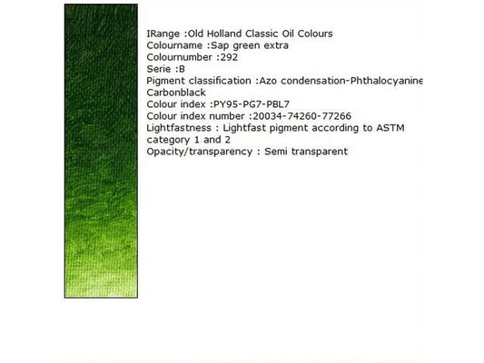 Holland - Oil Sap Green Lake Extra 40Ml