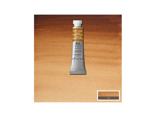 Winsor & Newton - Professional Watercolour 5Ml Burnt Umber Uv 3