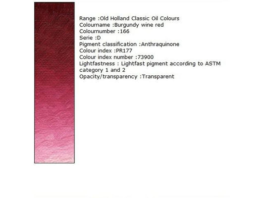 Holland - Oil Burgundy Wine Red 40Ml