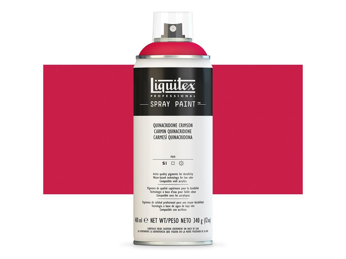 Liquitex - Pro Acrylic Spray Paint 400Ml Quin Crims Uv 3