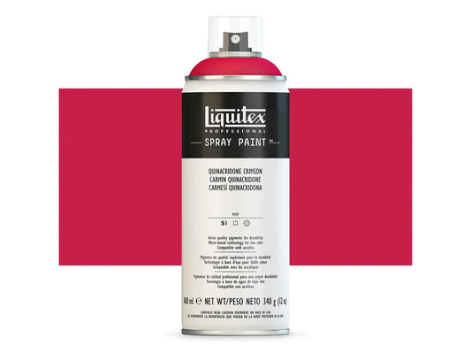 Liquitex - Pro Acrylic Spray Paint 400Ml Quin Crims Uv 3
