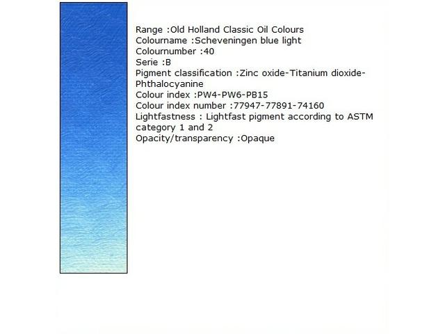 Holland - Oil Scheveningen Blue Light 40Ml