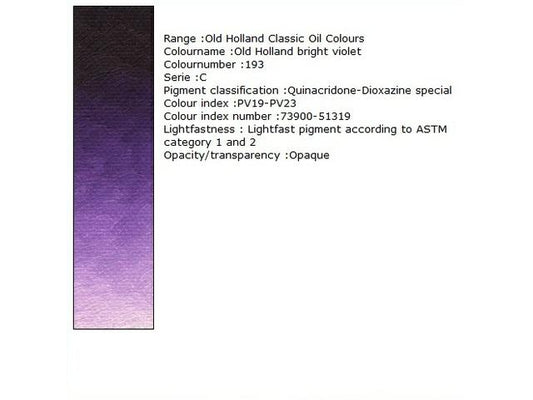 Holland - Oil Old Holland Bright Violet 40Ml