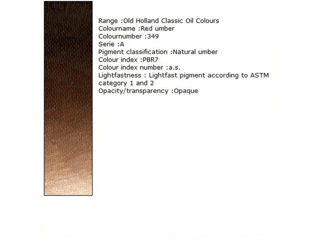 Holland - Oil Red Umber 40Ml