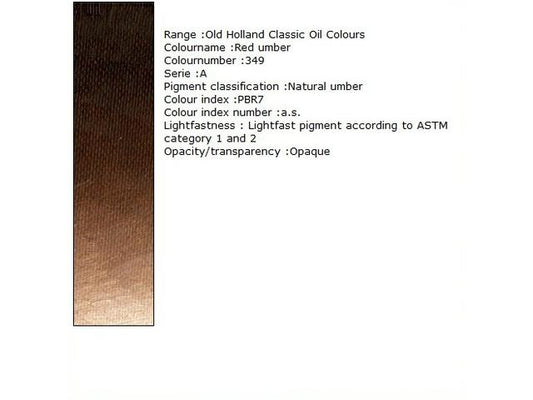Holland - Oil Red Umber 40Ml