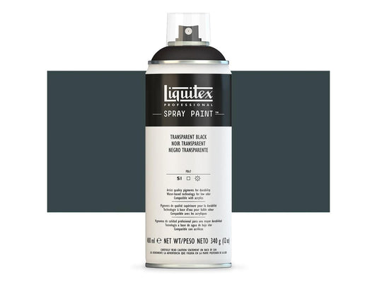 Liquitex - Pro Acrylic Spray Paint 400Ml Tr Blck Uv 3