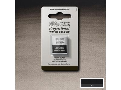Winsor & Newton - Professional Watercolour H/Pan Ivory Black Uv 3