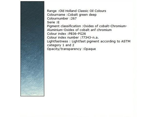 Holland - Oil Cobalt Green Deep 40Ml