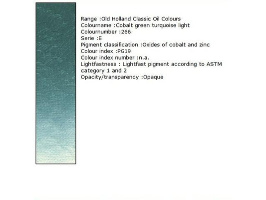 Holland - Oil Cobalt Green Turquoise 40Ml