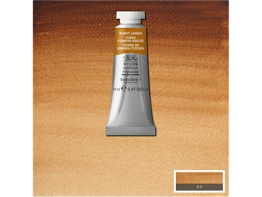Winsor & Newton - Professional Watercolour 14Ml Burnt Umber Uv 3