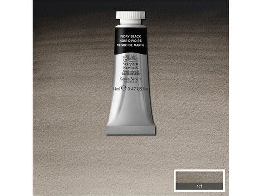 Winsor & Newton - Professional Watercolour 14Ml Ivory Black Uv 3