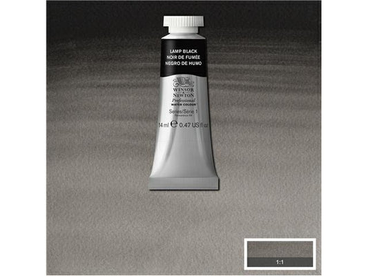 Winsor & Newton - Professional Watercolour 14Ml Lamp Black Uv 3