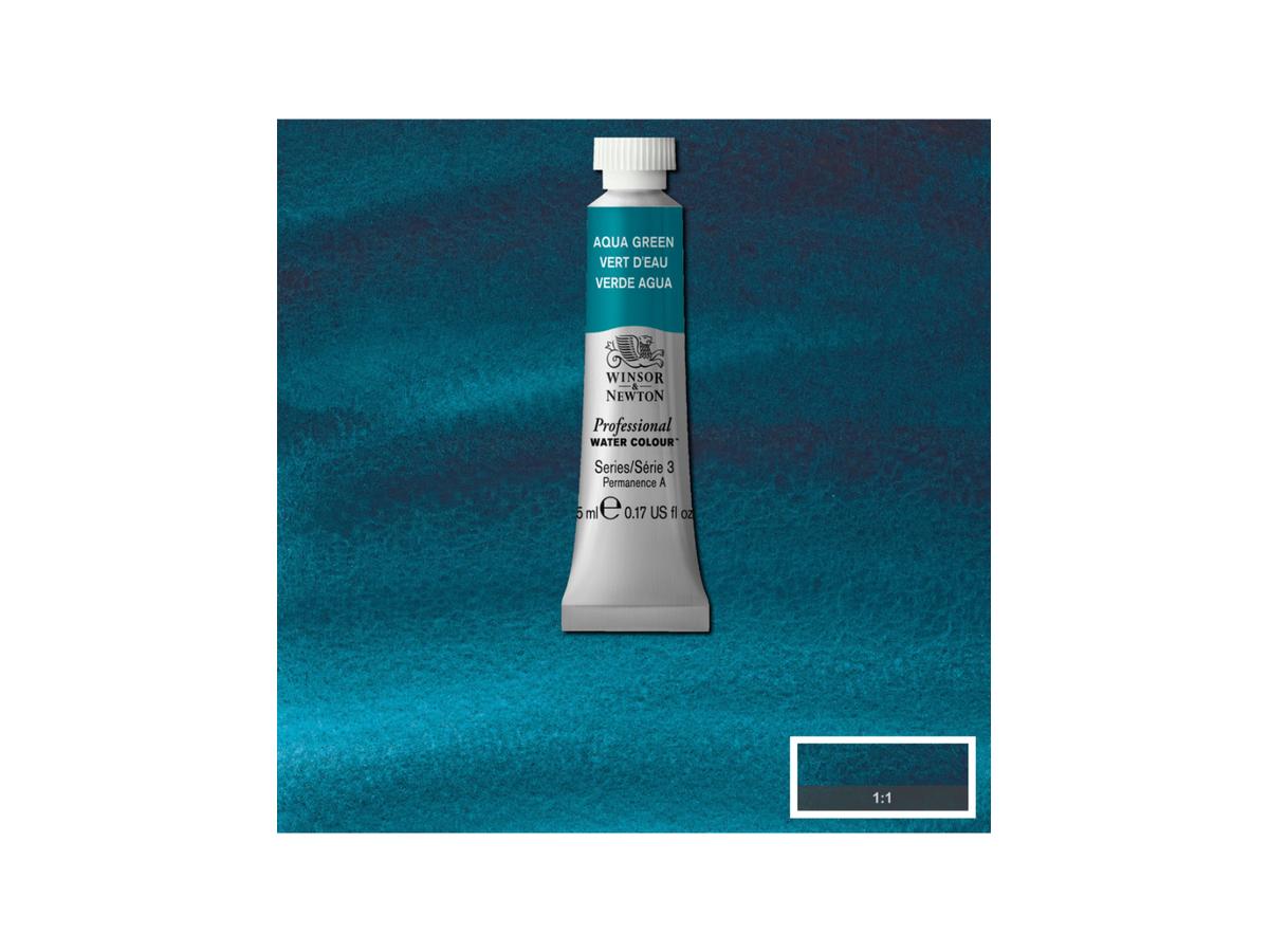 Winsor & Newton - Professional Watercolour 5Ml Aqua Green Uv 3