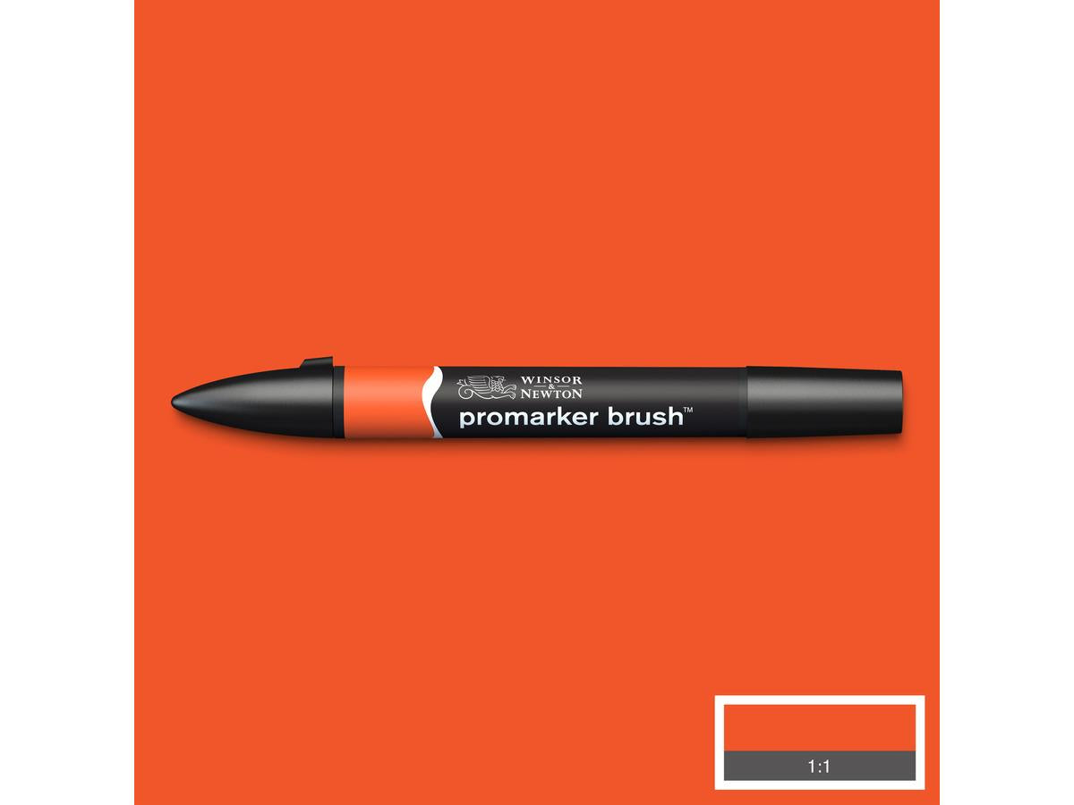 Winsor & Newton - Promarker Brush Bright Orange Uv 3