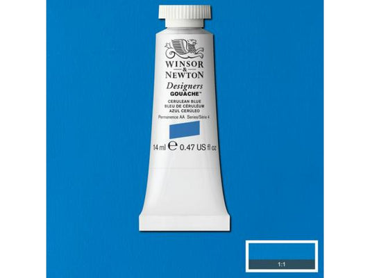 Winsor & Newton - Designers Gouache 14Ml Cerulean Blue Uv 3