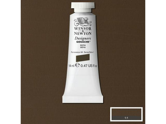 Winsor & Newton - Designers Gouache 14Ml Sepia Uv 3