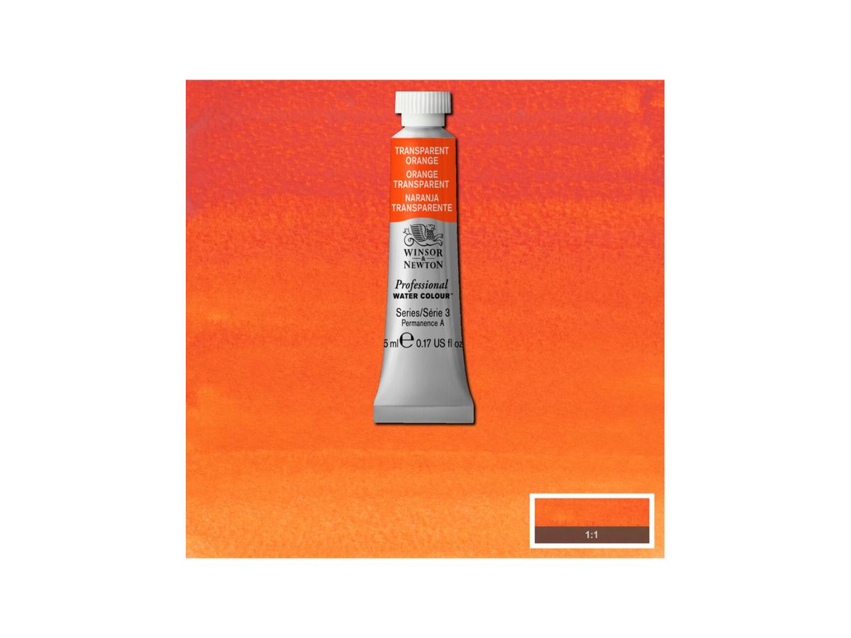 Winsor & Newton - Professional Watercolour 5Ml Transparent Orange Uv 3