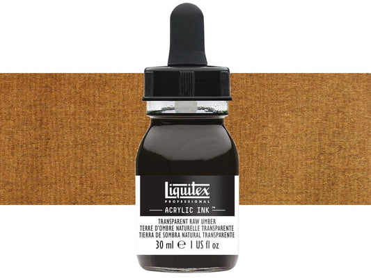 Liquitex - Acryl Inkt Transparant Raw Umber