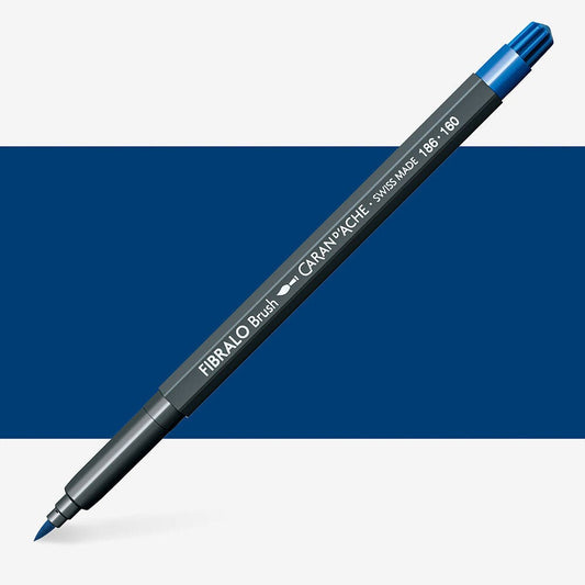Caran D'Ache - Classic Fibralo Brush Cobalt Blue Uv 10
