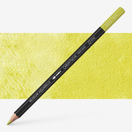 Caran D'Ache - Artist Museum Pencil Olive Yellow-Fsc Uv 3