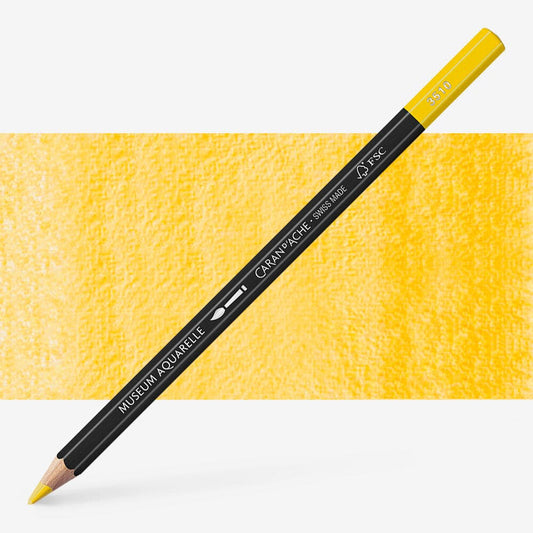 Caran D'Ache - Artist Museum Pencil Golden Yellow-Fsc Uv 3