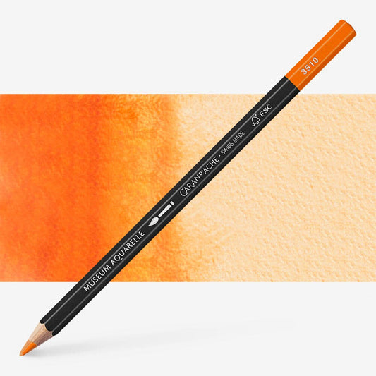 Caran D'Ache - Artist Museum Pencil Orange-Fsc Uv 3